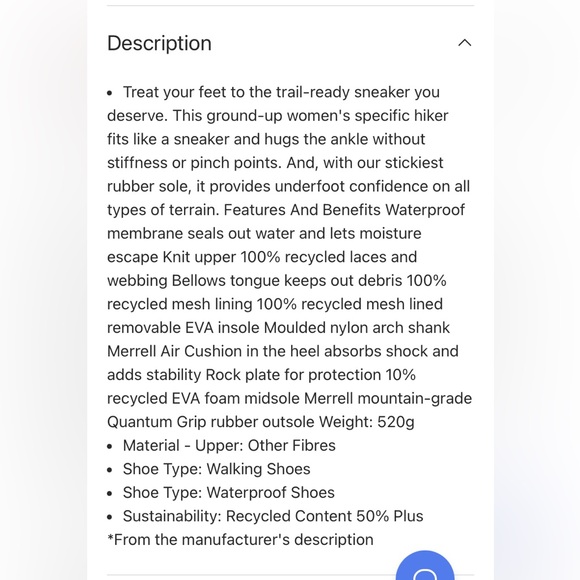 MERRELL BRAVADA 2 waterproof shoes - Picture 10 of 12